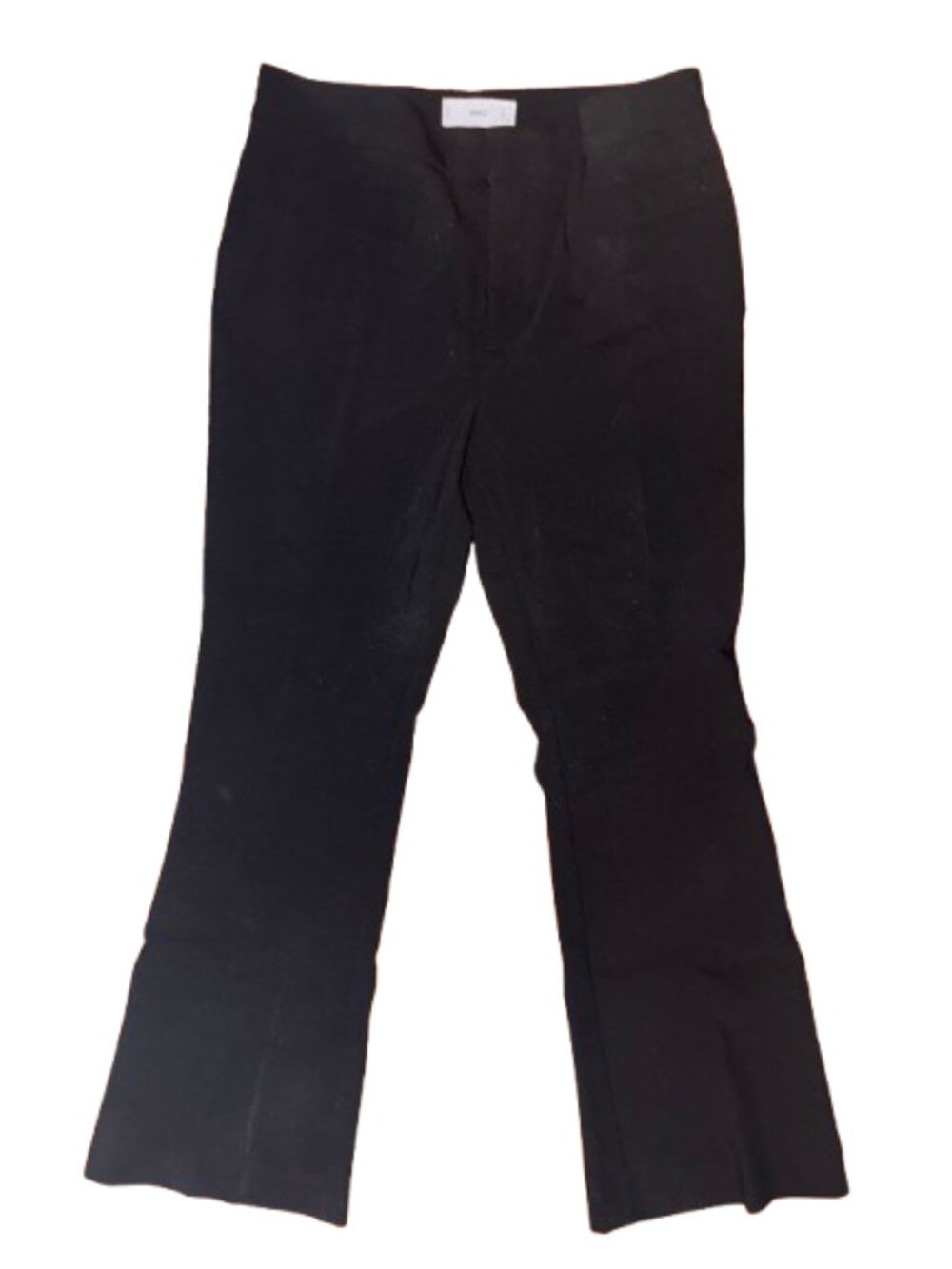 MNG Flared Trousers Black Women's Pants size 4